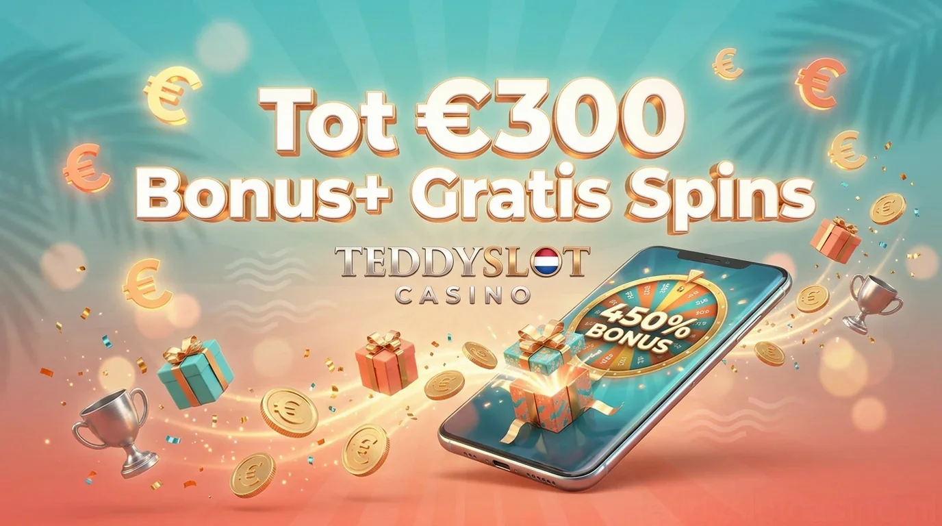 Tot €300 Bonus+ Gratis Spins